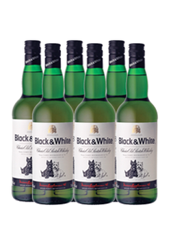 Black & White-paket 6 x 70 cl