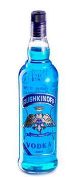 Rushkinoff Blue Label (Pet) 1 lit
